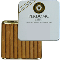 2x20 Perdomo Mini Connecticut Cigarillos de Nicaragua 100% Tobacco