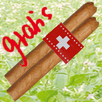 Gschänk: 2 "ächti Schwiizer- Cigarre" Huusmarke N°1 zu Ihrer Bestellung