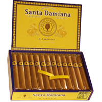 25 Santa Damiana Classic Panetelas. Handgerollte Importcigarre aus der Dominikanischen Republik