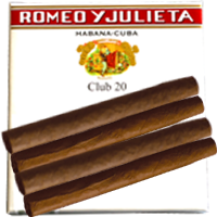 20 Romeo Y Julieta Club Cigarillos
