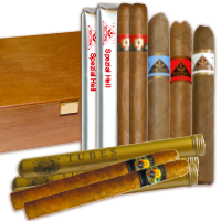 22 helle Cigarren im exklusiven Holzkistli
