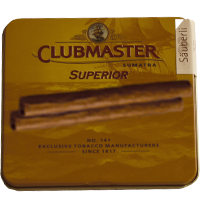 5x20 Clubmaster Superior Sumatra N° 141 dans des étuis métalliques