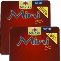 40 Neos Mini Cigarillos Red (Vanilla) avec filtre