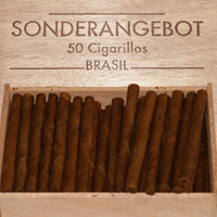 50 Sonderangebot Cigarillos BRASIL, im Holzkistli