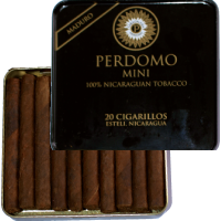 2x20 Perdomo Mini Maduro, foncé, de Nicaragua 100% Tobacco
