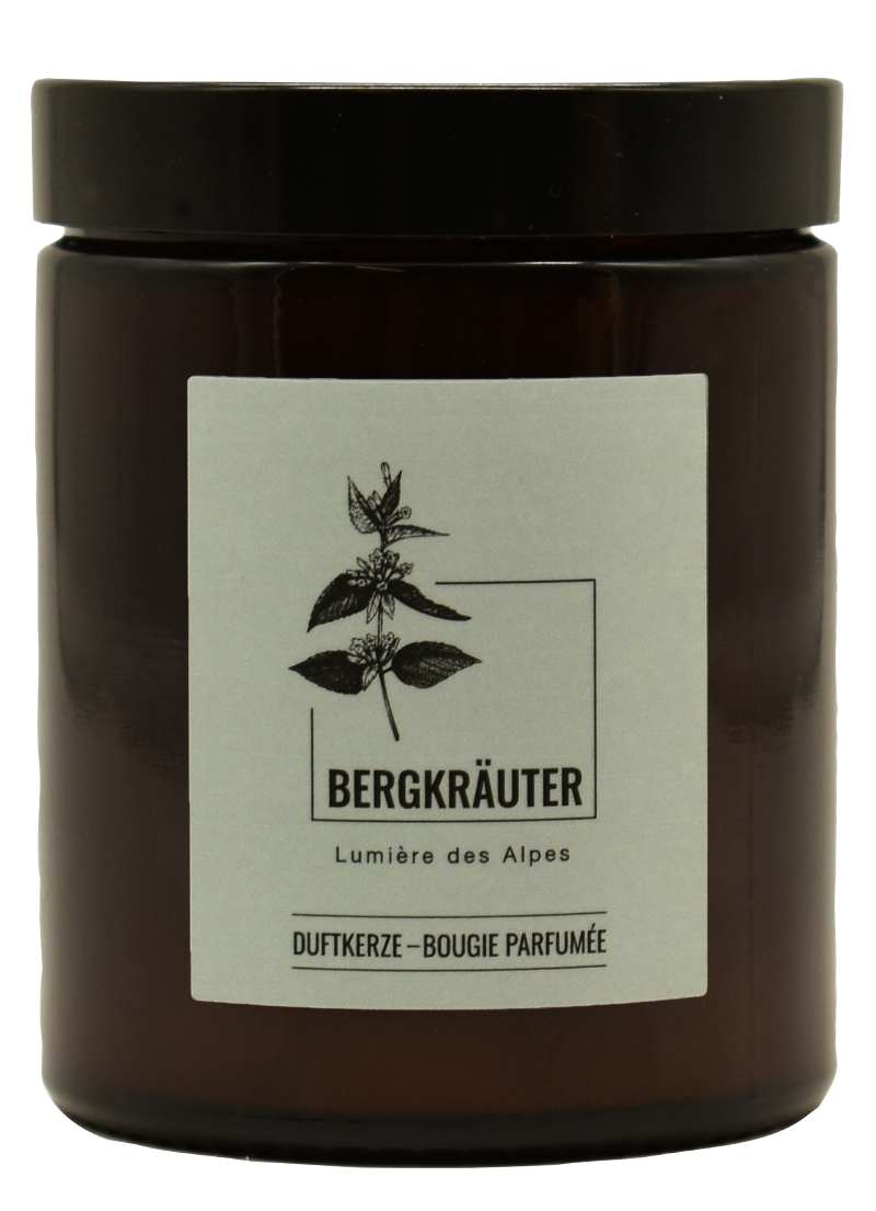 1 Duftkerze Bergkräuter
