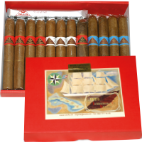 26 helle Eicifa-Cigarren Sortiment "Frieda" im Kartonkistli & Etui